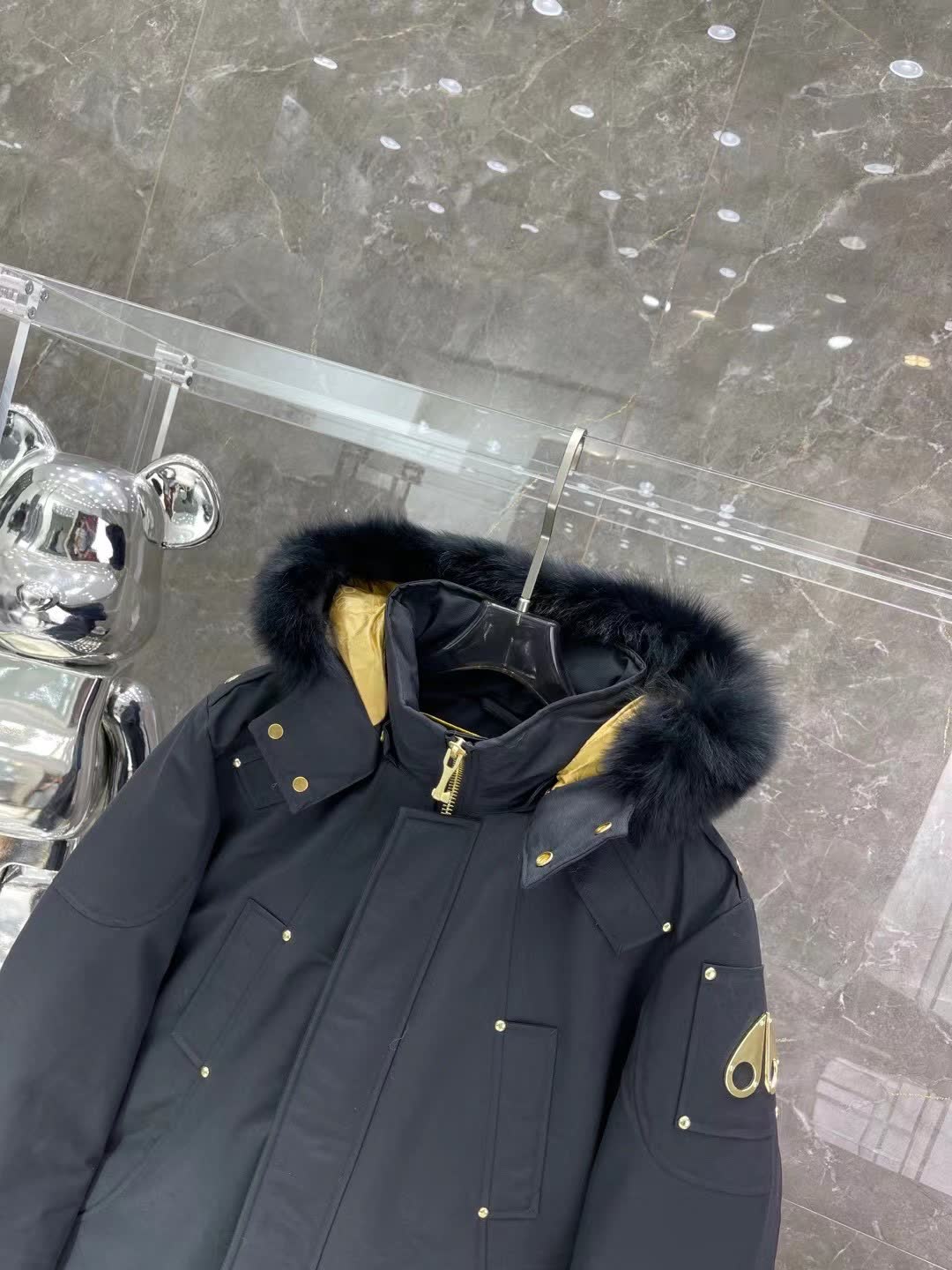 Moose Knuckles Hooded Down Parka